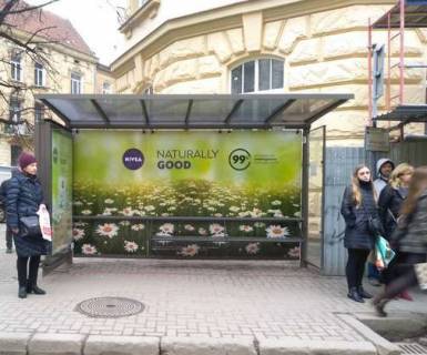 Нестандарт A у Львові, Нестандарт  Івана Франка вул. - Саксаганського вул. (брендування) Фото 1