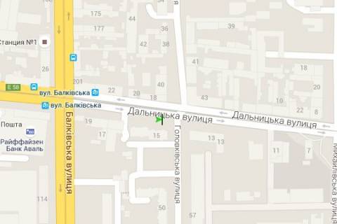 Білборд, Бігборд (Борд)  A у Василівці, 3x6  Дальницька вул., 15 схема