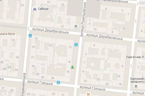 Бэклайт A в Одессе, 1.2x1.8  Рішельєвська вул., 8 схема