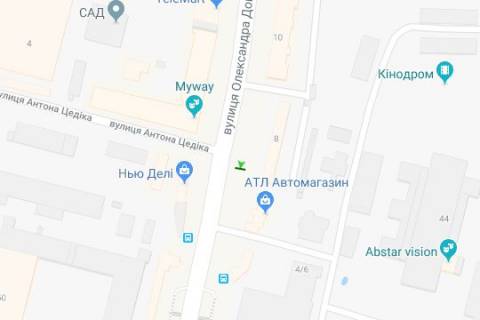 Бэклайт B в Васильевке, 2.3x3.14  Довженка вул., №8 схема