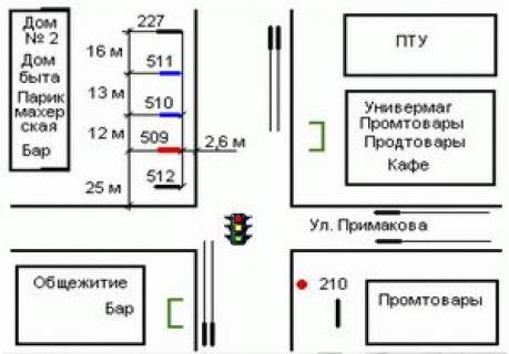Ситилайт A в Хмельницком, 1.2x1.8  Кам`янецька вул., 2 схема