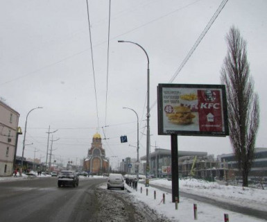 Видеоборд A в Киеве, 2.3x3.14  Ползунова вул., 16/14 - Василя Липковського вул. - 623795 фото 1