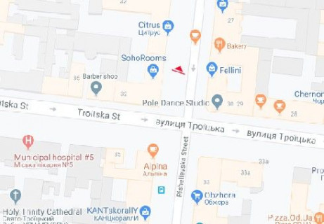 Скроллер A в Одессе, 2.3x3.14  Рішельєвська вул., 32 - 654883 схема