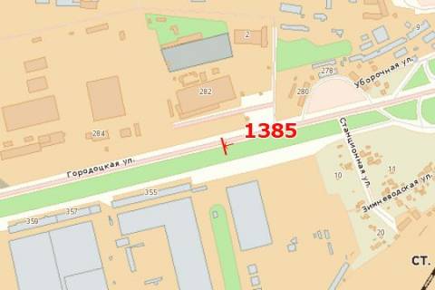 Билборд B в Васильевке Городоцька вул., 355 схема