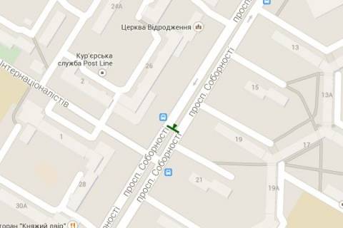 Білборд, Бігборд (Борд)  A у Василівці Соборності просп., 26 схема