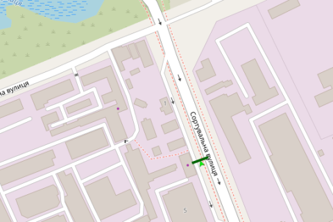 Билборд B в Васильевке, 3x6  Сортувальна вул., 5 схема