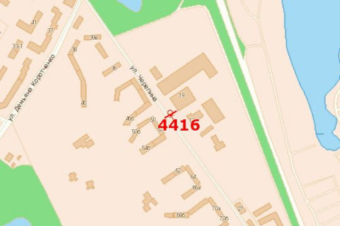 Білборд, Бігборд (Борд)  A у Василівці, 3x6  Героїв Крут вул., 19 схема