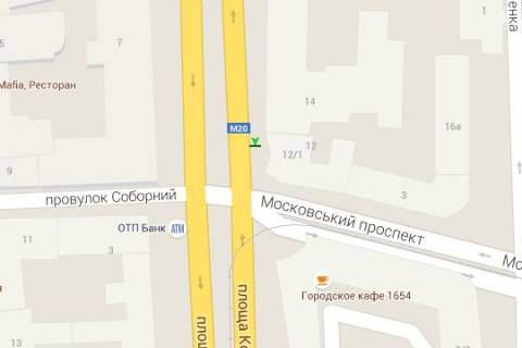 Бэклайт B в Харькове, 1.2x1.8  Конституції пл., 12/1 схема