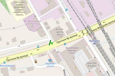 Скролер, Скрол A у Києві, 2.3x3.14  Протасів Яр вул., . / вул. Нововокзальна (у напрямку Солом'янськой пл.) - 273421 схема