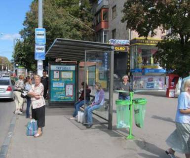 Ситилайт A в Харькове, 1.2x1.8  Науки просп. (Леніна просп.) - Яроша Отакара вул., (зупинка) №2 фото 1
