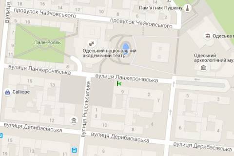 Ситилайт B в Одессе Ланжеронська вул. (Ланжеронівська вул.), 9 схема