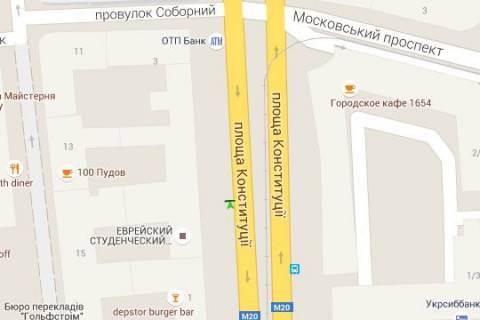 Ситилайт B в Харькове, 1.2x1.8  Конституції пл., 1 (№1) схема
