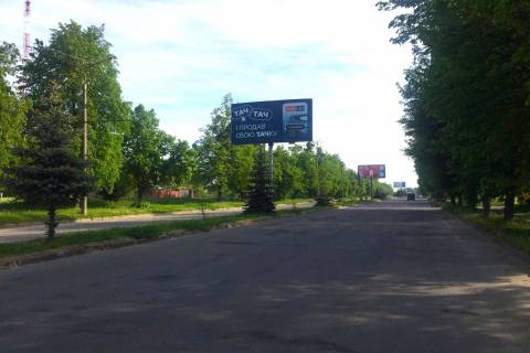 Білборд, Бігборд (Борд)  B у Луцьку, 3x6  Єршова вул. , роздільник (2) Фото 1