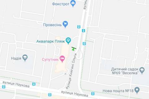 Білборд, Бігборд (Борд)  B у Василівці, 3x6  Княгині Ольги вул., 116 схема
