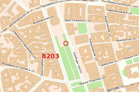 Сiтiлайт B у Львові Свободи просп., 20 схема