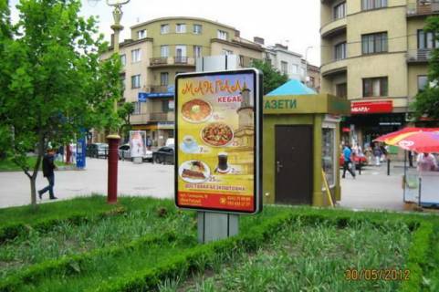 Бэклайт B в Ивано-Франковске, 1.2x1.8  Незалежності вул. - Галицька вул. фото 1