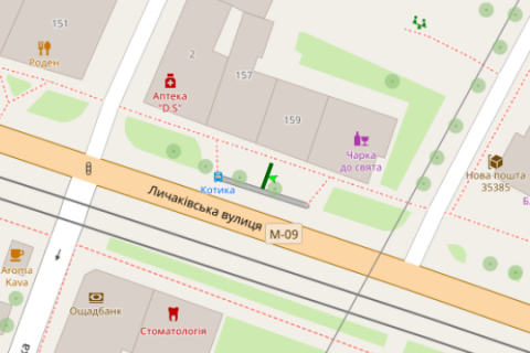 Нестандарт A у Львові, 1.2x1.8  Личаківська вул., 159 схема