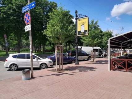 Бэклайт A в Чернигове, 1.2x1.8  Миру просп., 21 (№1) фото 1