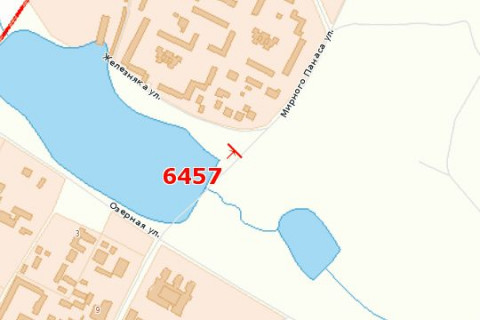 Билборд B в Васильевке, 3x6  Панаса Мирного вул. - Озерна вул. схема