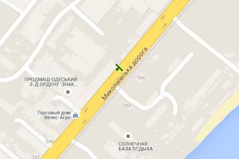 Білборд, Бігборд (Борд)  B у Одесі, 3x6  Миколаївська дорога, 253 схема