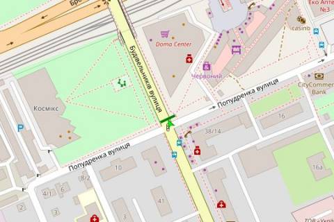 Призма A в Киеве, 3x6  Будівельників вул. - Попудренка вул. - 274462 схема