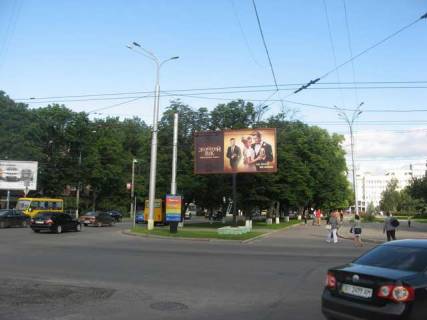 Білборд, Бігборд (Борд)  A у Василівці, 3x6  Соборності вул. - Сінна вул. Фото 1