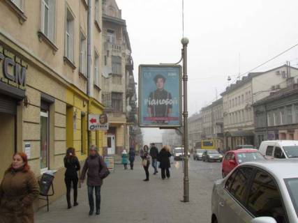 Бэклайт B в Львове, 1.2x1.8  Василя Перова вул. - Городоцька вул., 80 (в центр) фото 1