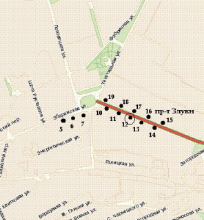 Бэклайт A в Тернополе, 1.2x1.8  Злуки просп., 4 схема
