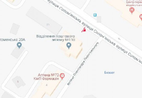 Скроллер B в Киеве, 2.3x3.14  Солом`янська вул., 17 - 654531 схема