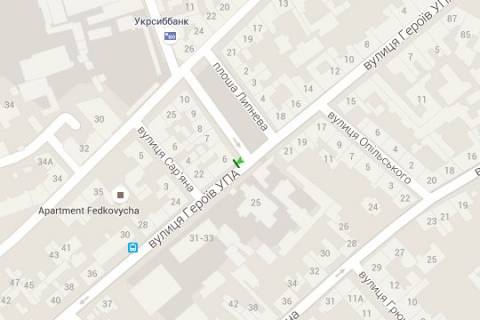 Скролер, Скрол A у Львові, 2.3x3.14  Героїв УПА вул. - Липнева пл. - 439225 схема