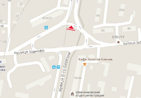 Призма A в Запорожье, 3x6  Моторобудівельників просп., 66 - Іванова вул. - 661311 схема