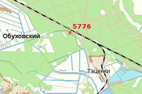 Билборд B в Київських трасах, 3x6  Київ - Обухів, 21км + 300м від Києва (зліва, у напрямку  м. Києва) схема
