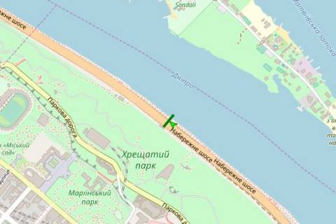 Скроллер A в Васильевке, 2.3x3.14  Набережне шосе, №2 - 422274 схема