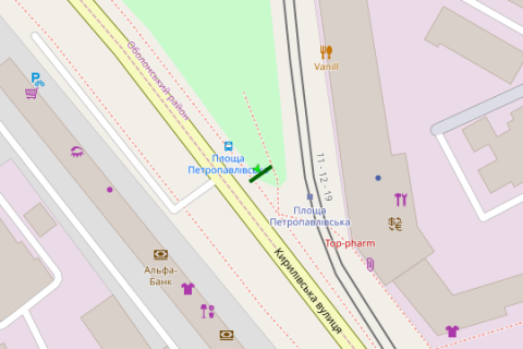 Билборд B в Васильевке, 3x6  Кирилівська вул., 160 схема