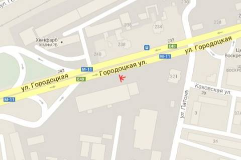 Билборд B в Васильевке Городоцька вул., 240 схема