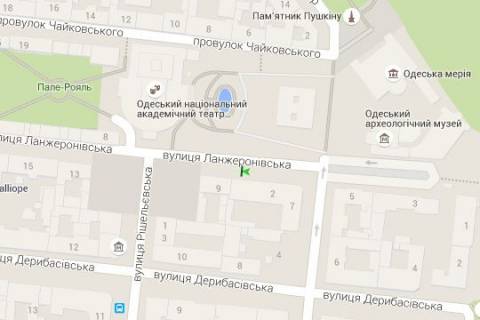Сiтiлайт B у Одесі, 1.2x1.8  Ланжеронівська вул., 2 схема