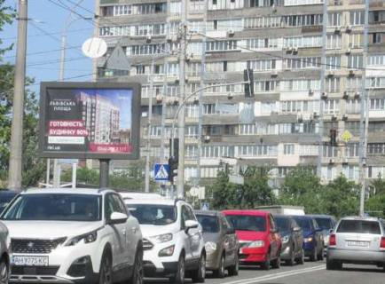 Бэклайт B в Киеве, 2.3x3.14  Бастіонна вул., напроти  буд. 3/12 фото 1