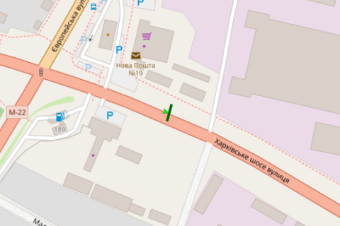 Билборд B в Полтаве, 3x6  Харківське шосе, 5 схема