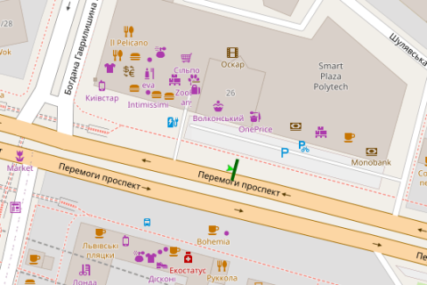 Сiтiлайт B у Василівці Перемоги просп., 24 схема