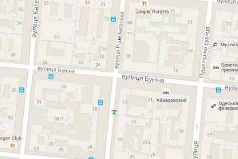 Сiтiлайт B у Одесі Рішельєвська вул., 13 (направ від залізн. вокзала) схема