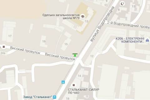 Призматрон, Призма B у Одесі, 3x6  Водопровідна вул. - Високий пров. (ліва) - 44417 схема