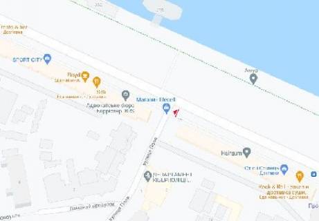 Видеоборд A в Днепр (Днепропетровск), 2.3x3.14  Олександра Поля просп., (розширення 480х336) - 615967 схема