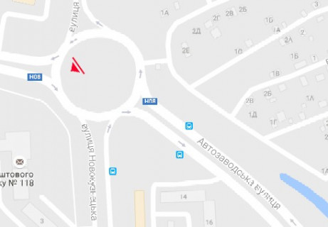 Призма B в Запорожье, 3x6  Автозаводська вул. - Новокузнецька вул. - 616011 схема