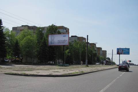 Билборд B в Львове, 3х6  Княгині Ольги вул., 59-а (від центру) фото 1
