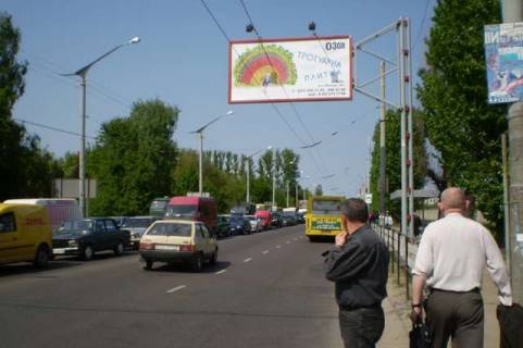 Билборд A в Львове, 3х6  Стрийська вул. - Хуторівка вул. (в центр) фото 1
