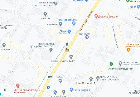 Видеоборд A у Тернополі, 2.3x3.14  15-го квітня вул., (розширення 480х336) - 616740 схема