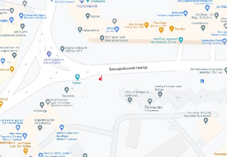 Ситилайт A в Киеве, 1.04X1.7  Павла Скоропадського вул., 9/2 [1] схема