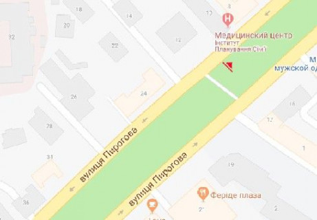 Скролер, Скрол A у Вінниці, 1.2x1.7  Пирогова вул., 12 - 654586 схема