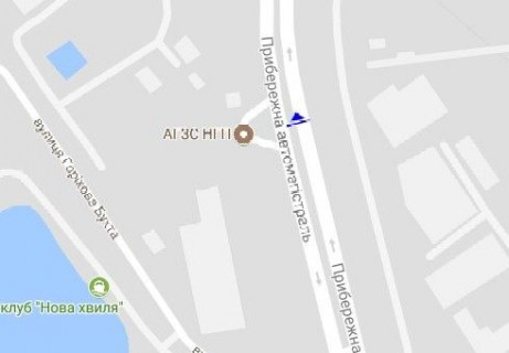 Призма B в Запорожье, 3x6  Прибережна автомагістраль, АЗС - 654692 схема