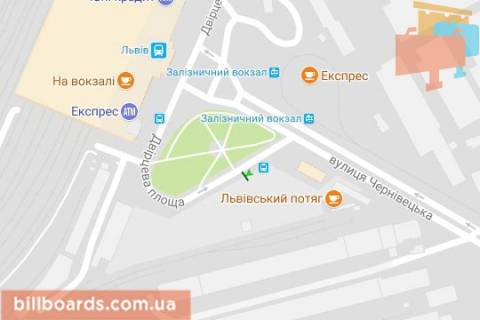 Сiтiлайт B у Львові Двірцева пл. схема